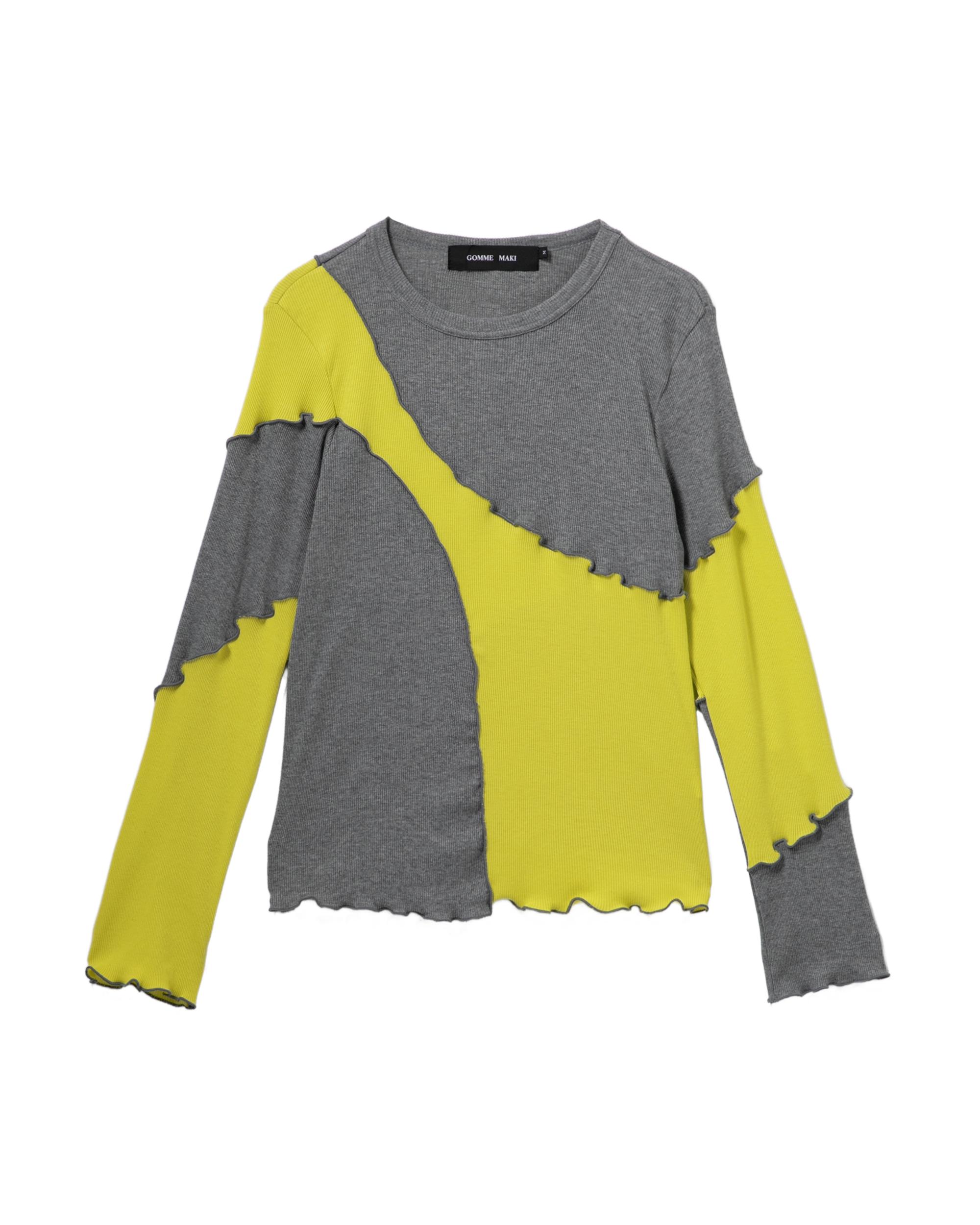 Patchwork knit by GOMME