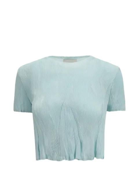 GD172 wavy cropped top by GONGDID DESIGN