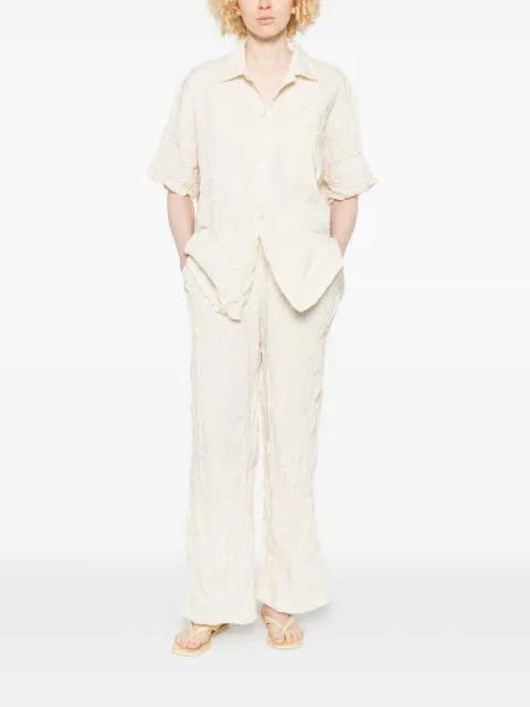 crinkled shirt by GONGDID DESIGN