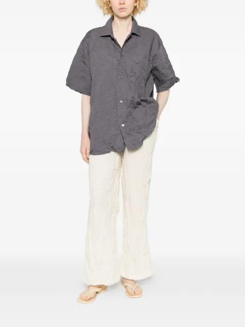 crinkled shirt by GONGDID DESIGN