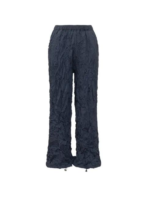 hand-pleated trousers by GONGDID DESIGN