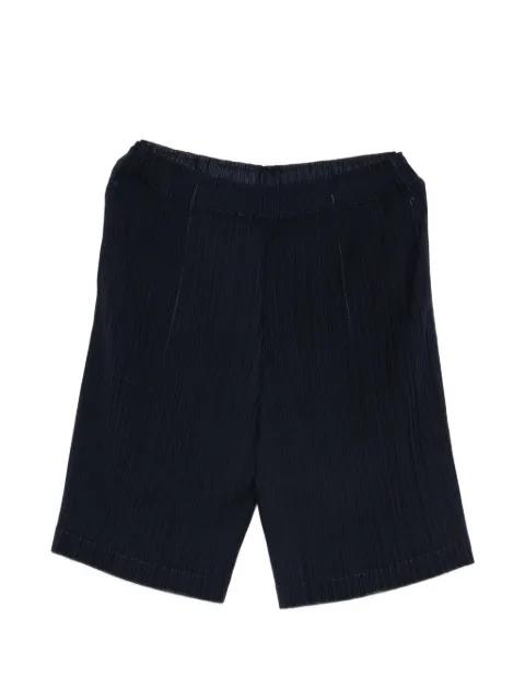 pleated shorts by GONGDID DESIGN