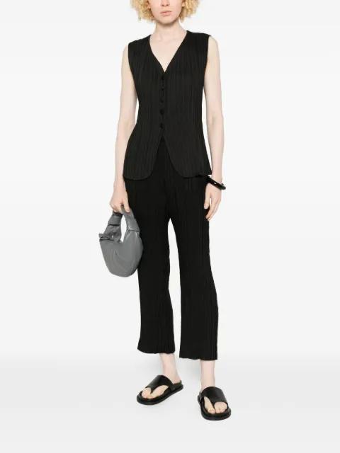 plisse top by GONGDID DESIGN