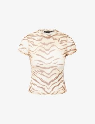 Baby Round-Neck Mesh T-Shirt by GOOD AMERICAN