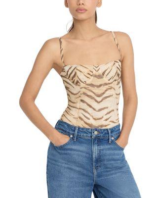 Corset Demi Mesh Bodysuit by GOOD AMERICAN