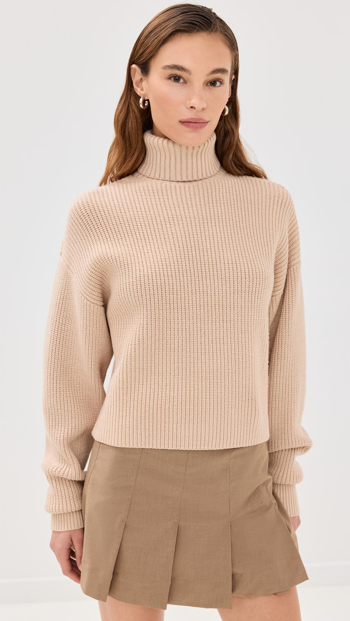 Cozy Ribbed Turtleneck by GOOD AMERICAN
