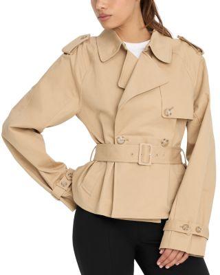 Cropped Trench Jacket by GOOD AMERICAN