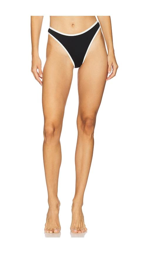 Good American Compression Better Bikini Bottom in Black by GOOD AMERICAN Good American Compression Better Bikini Bottom in Black by GOOD AMERICAN