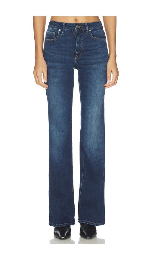 Good American Compression Good Legs Flare Jeans in Blue by GOOD AMERICAN