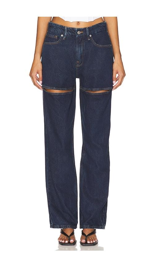 Good American Good 90s Relaxed in Blue by GOOD AMERICAN
