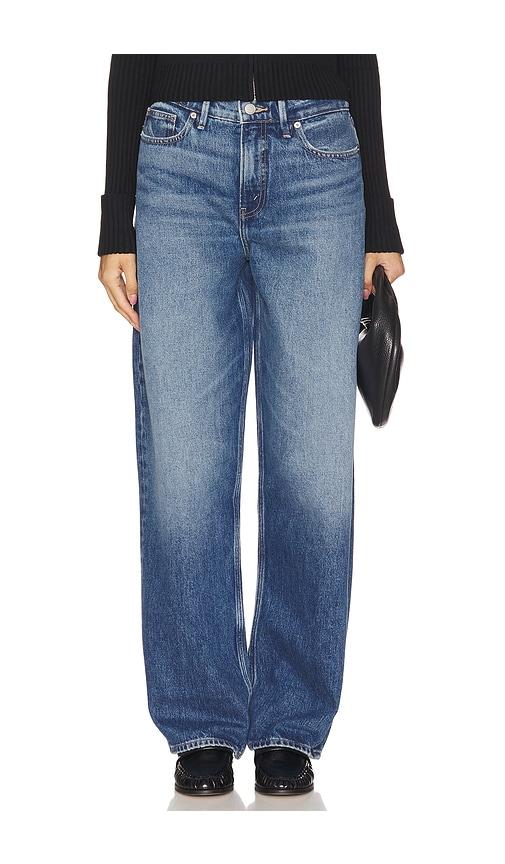 Good American Good Barrel Jeans in Blue by GOOD AMERICAN