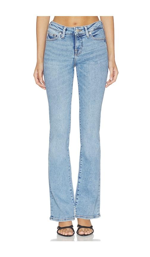 Good American Good Low Rise Boot Jeans in Blue by GOOD AMERICAN Good American Good Low Rise Boot Jeans in Blue by GOOD AMERICAN