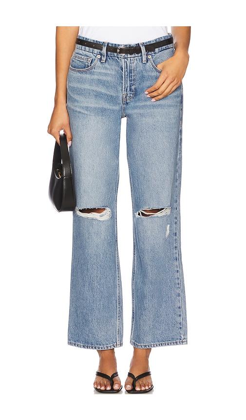 Good American Good Petite 90s Relaxed in Blue by GOOD AMERICAN