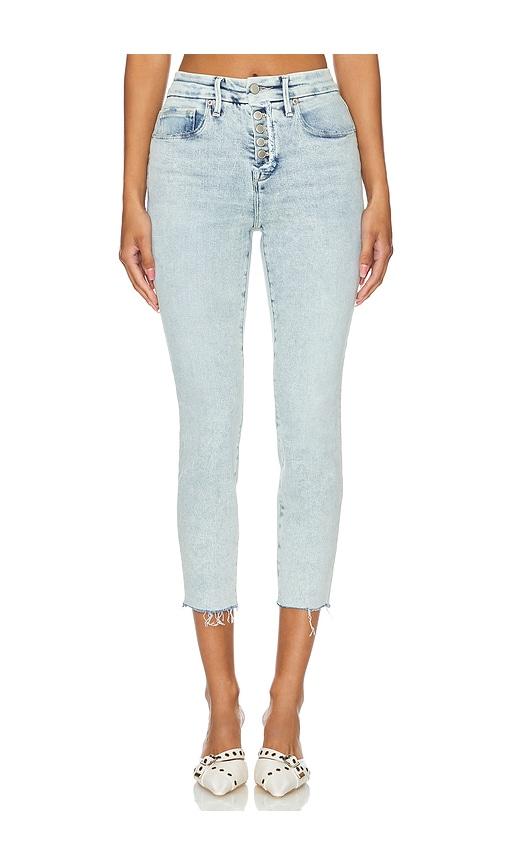Good American Good Petite Skinny Jeans in Denim-Light by GOOD AMERICAN