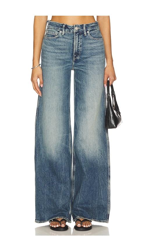 Good American Good Skate Wide Jeans in Blue by GOOD AMERICAN