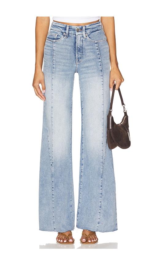 Good American Good Waist Palazzo in Blue by GOOD AMERICAN