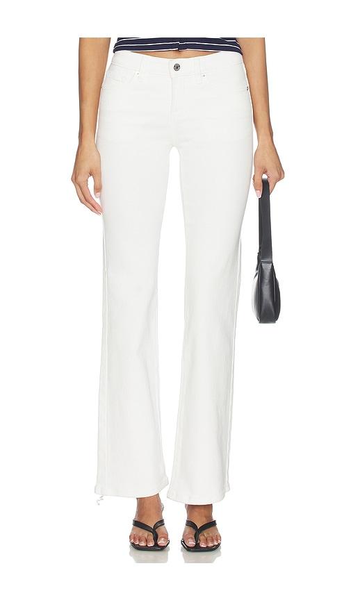 Good American Low Boot Jeans in White by GOOD AMERICAN