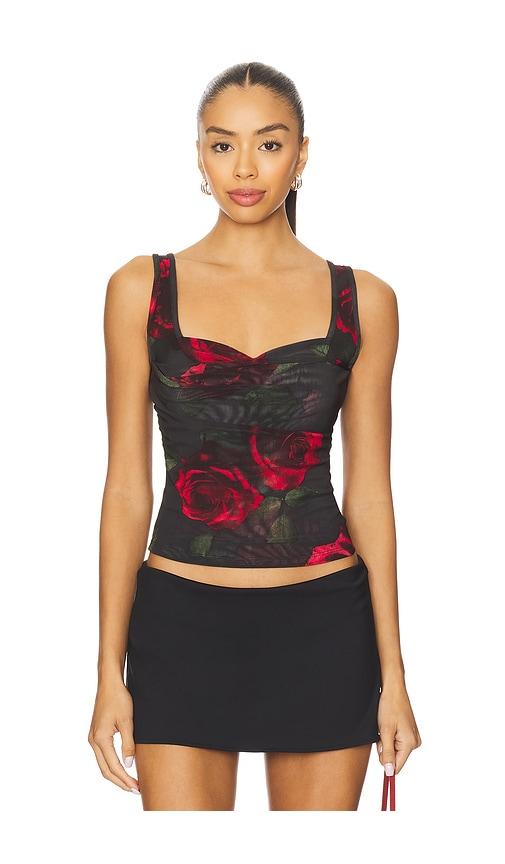 Good American Mesh Bustier in Black by GOOD AMERICAN