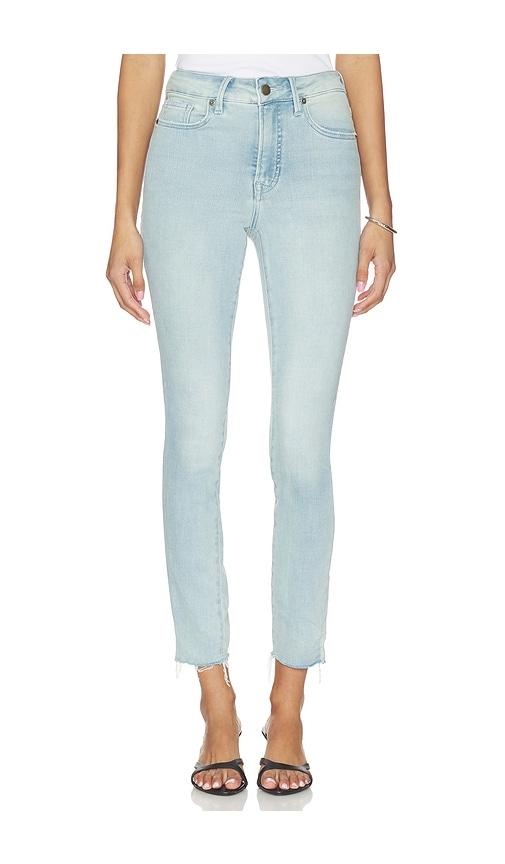 Good American Soft Tech Good Legs Skinny Jeans in Blue by GOOD AMERICAN