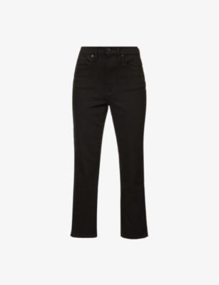 Good Curve straight-leg mid-rise stretch-denim jeans by GOOD AMERICAN