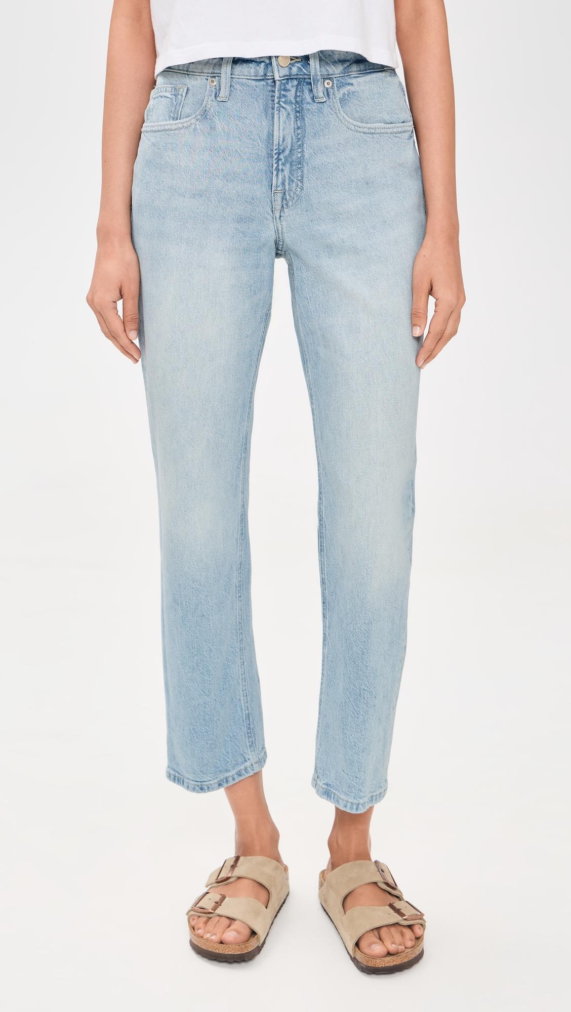 Good Icon Straight Ankle Jeans by GOOD AMERICAN