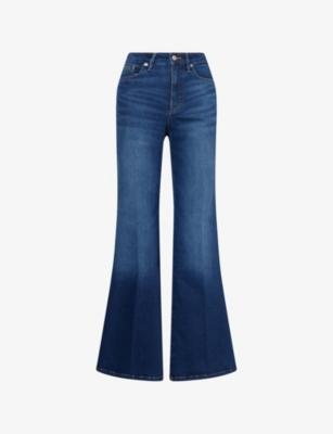 Good Legs Flared Stretch-Denim Jeans by GOOD AMERICAN
