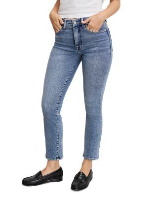 Good Legs Straight Jeans in Indigo988 by GOOD AMERICAN