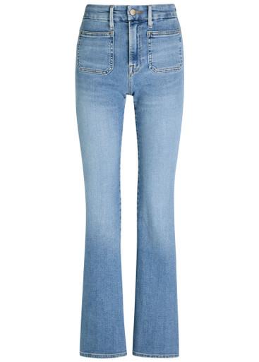 Good Legs flared-leg jeans by GOOD AMERICAN