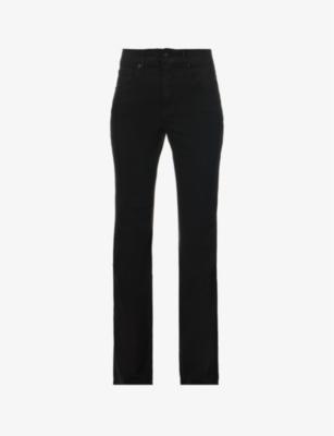 Good Legs flared mid-rise stretch-denim jeans by GOOD AMERICAN