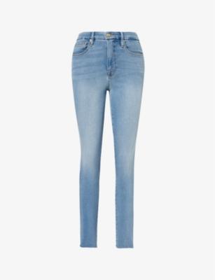 Good Legs skinny-leg mid-rise cropped stretch-denim jeans by GOOD AMERICAN