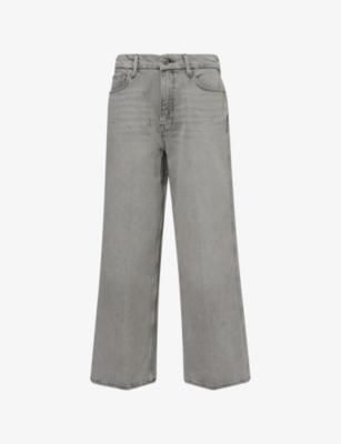 Good Skate Crop Wide-Leg Stretch-Denim Blend Jeans by GOOD AMERICAN
