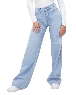 Good Skate High Rise Wide Leg Jeans in Indigo by GOOD AMERICAN