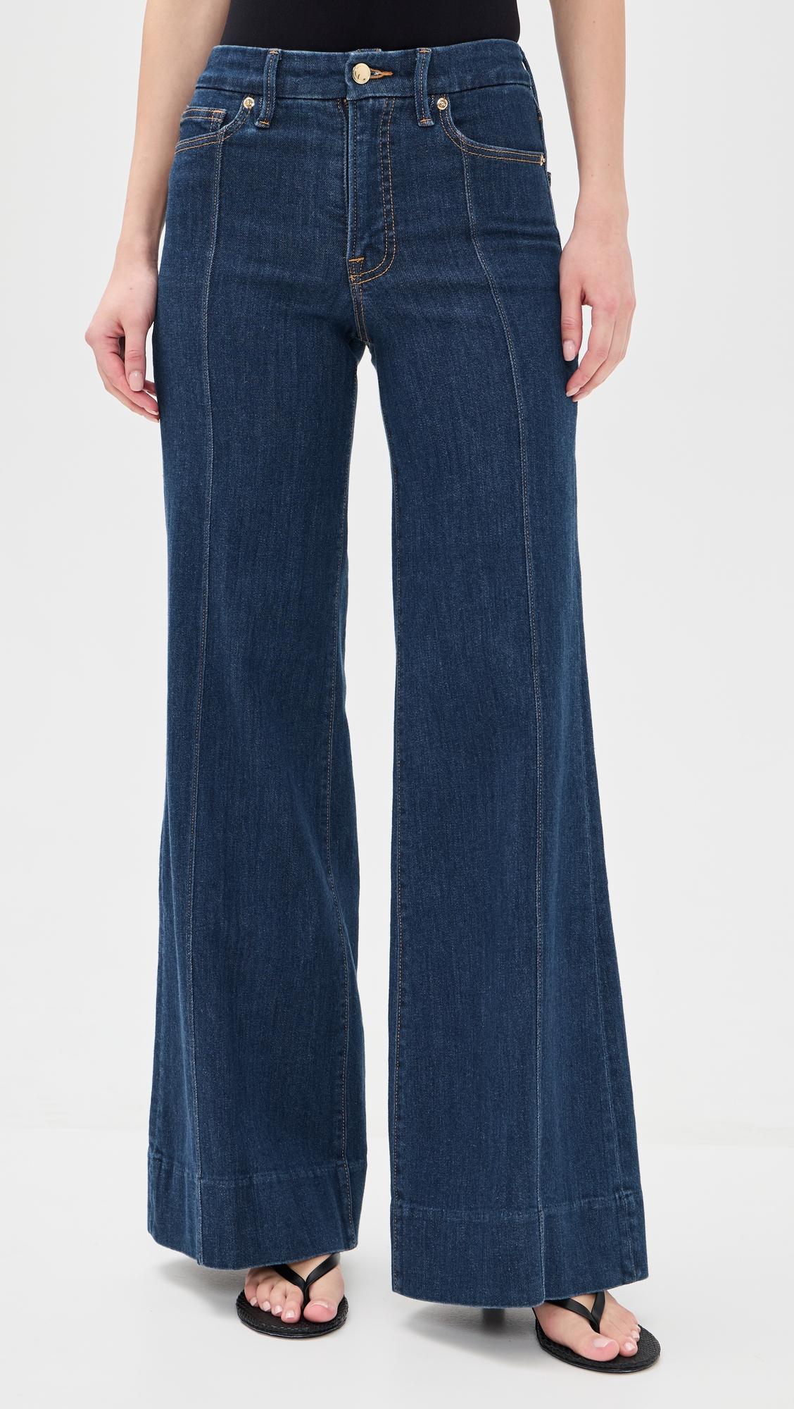 Good Waist Palazzo Jeans by GOOD AMERICAN