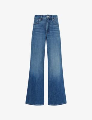Good Waist Palazzo-Leg Stretch-Denim Jeans by GOOD AMERICAN