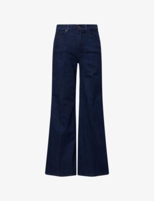 Good Waist Palazzo Stretch-Denim Jeans by GOOD AMERICAN