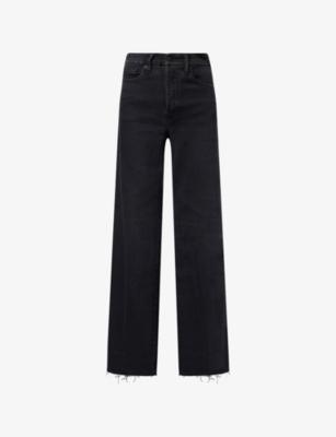 Good Waist Palazzo Wide-Leg Stretch-Denim Blend Jeans by GOOD AMERICAN