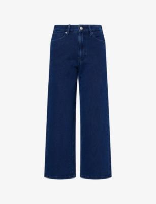 Jeanius Crop-Palazzo-Leg Cotton-Jersey Trousers by GOOD AMERICAN