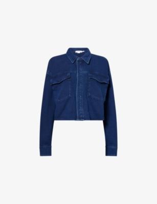 Jeanius Cropped Denim Jacket by GOOD AMERICAN