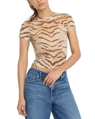 Mesh Baby Tee by GOOD AMERICAN