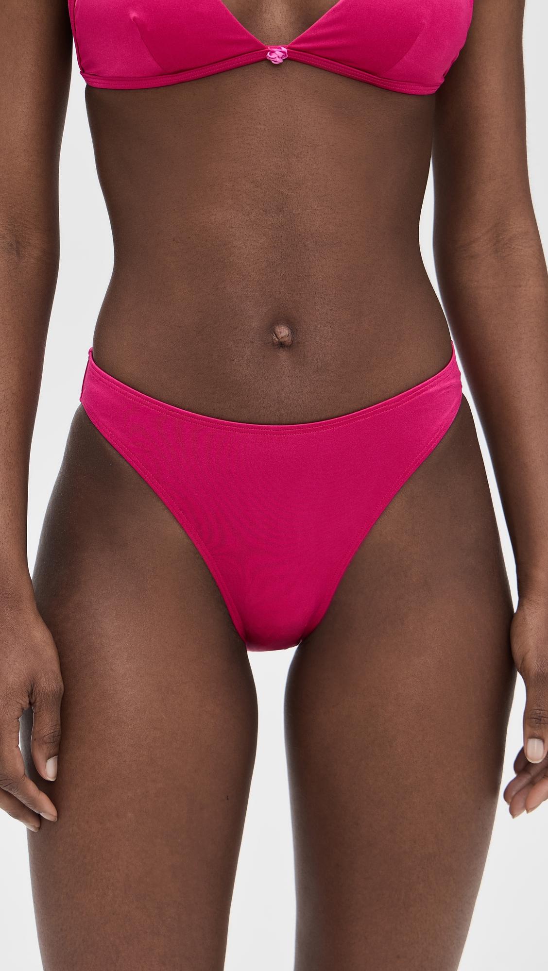 Satin Better Bikini Bottoms by GOOD AMERICAN Satin Better Bikini Bottoms by GOOD AMERICAN