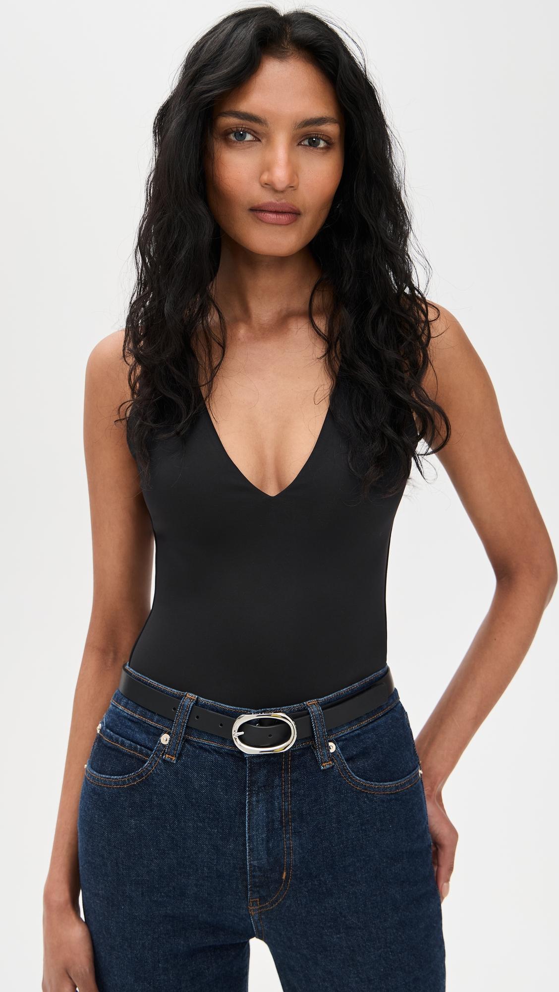 Scuba Deep V Thong Bodysuit by GOOD AMERICAN
