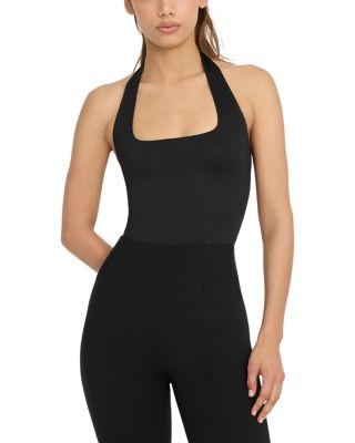 Sculpting Halter Square Neck Bodysuit by GOOD AMERICAN