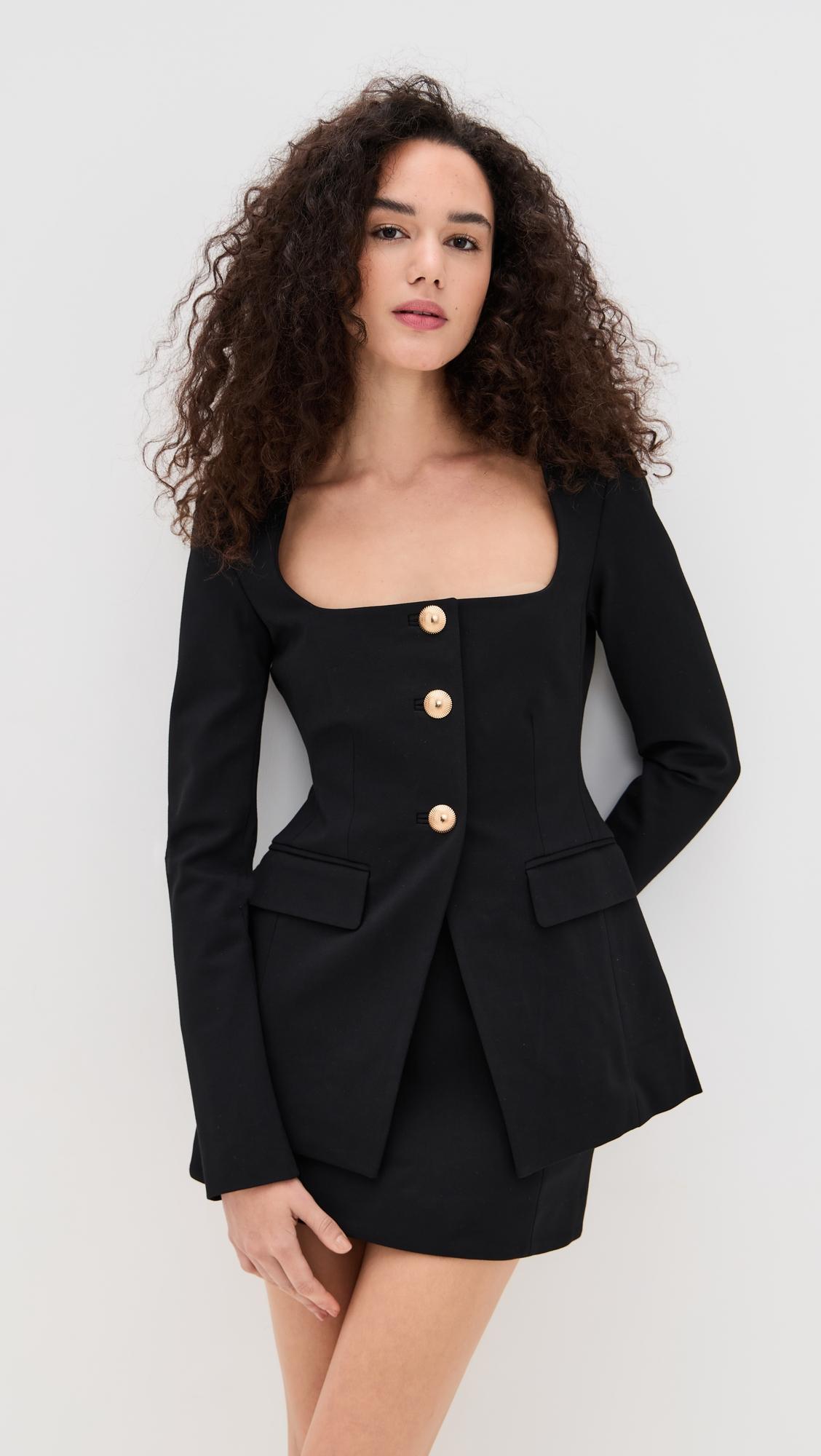Soft Stretch Ponte Sculpted Blazer by GOOD AMERICAN