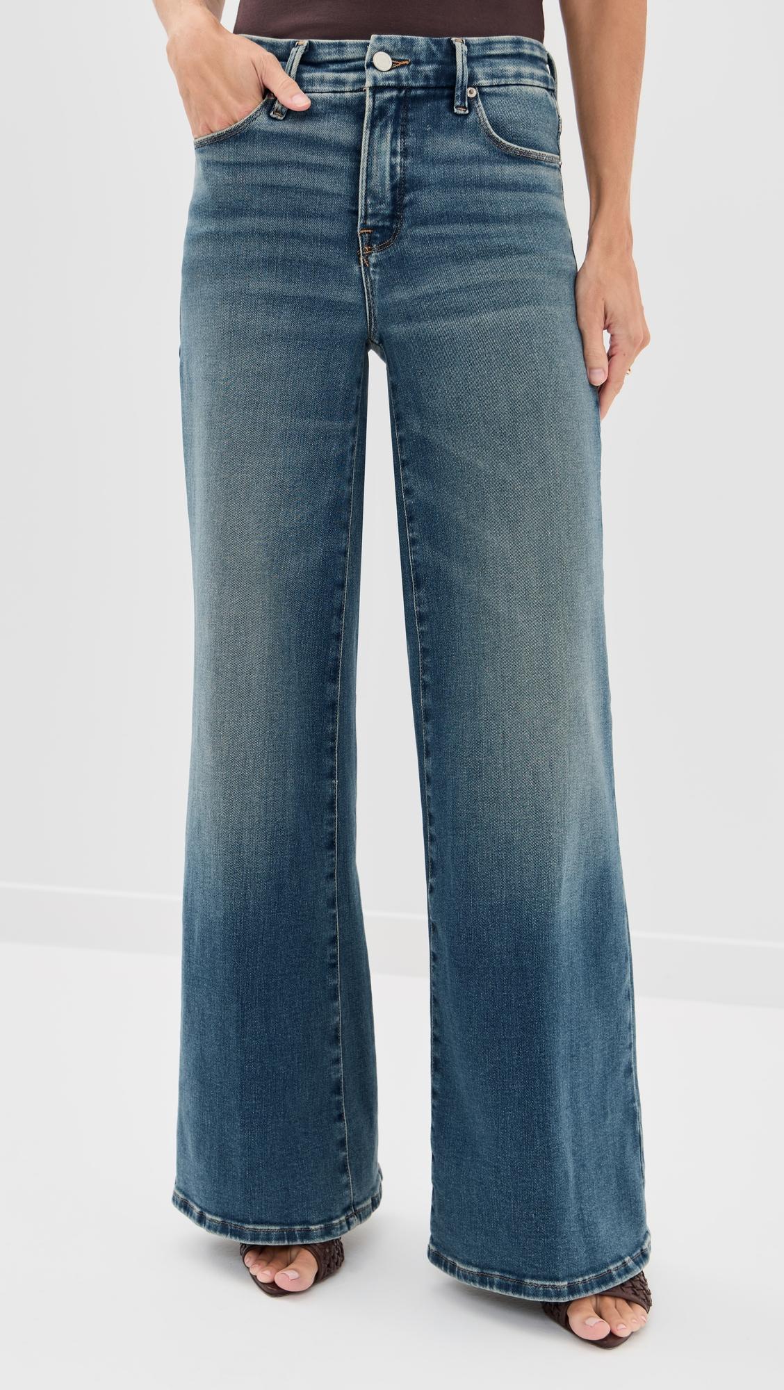 Soft Tech Good Petite Palazzo Jeans by GOOD AMERICAN