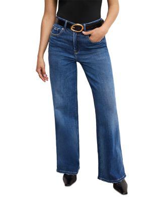 Soft Tech Good Petite Skate Wide Leg Jeans in Indigo891 by GOOD AMERICAN