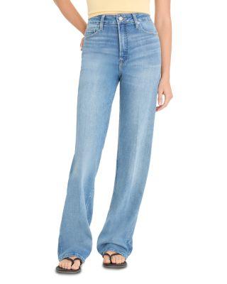 Soft Tech Good True High Rise Straight Jeans in Indigo1243 by GOOD AMERICAN