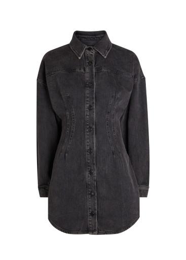 Stretch-denim mini dress by GOOD AMERICAN