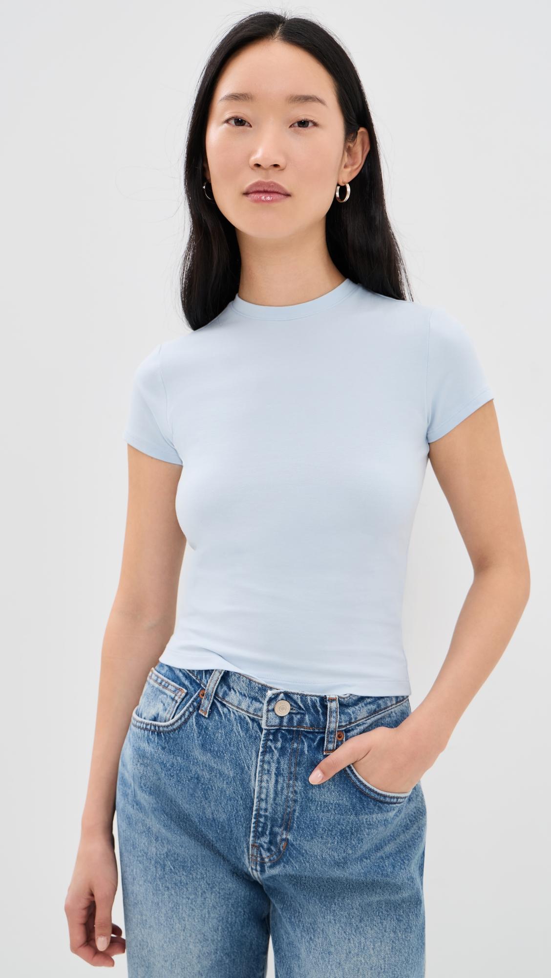 Super Stretch Baby Tee by GOOD AMERICAN
