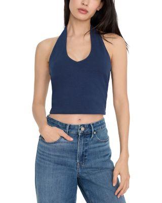 Super Stretch Halter Tank Top by GOOD AMERICAN