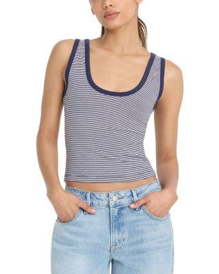 Super Stretch Ringer Tank Top by GOOD AMERICAN